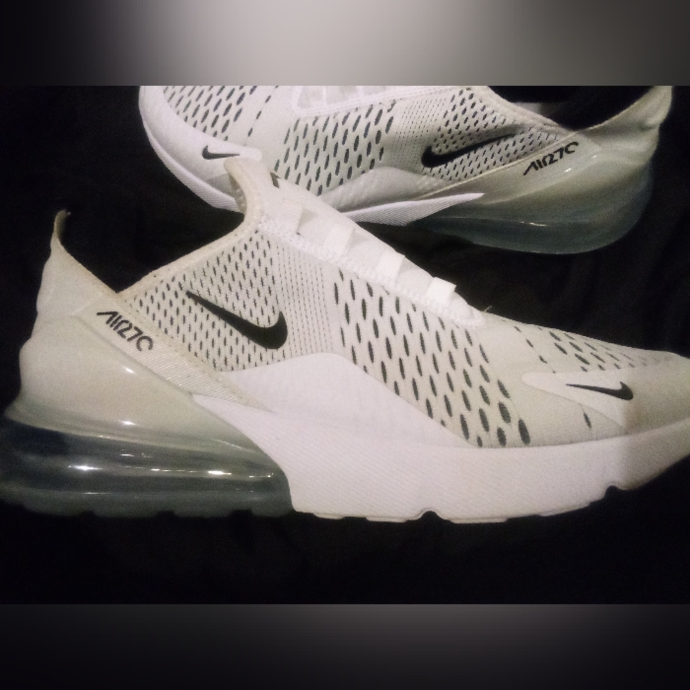 Nike Air Max 270 White Black Sneakers